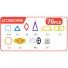* 2501 EDUKACYJNE KLOCKI MAGNETYCZNE KONSTRUKCYJNE 