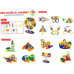 * 2501 EDUKACYJNE KLOCKI MAGNETYCZNE KONSTRUKCYJNE 