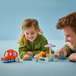 10458 Lego Klocki Duplo Bluey Wyprawa po lody z Bluey