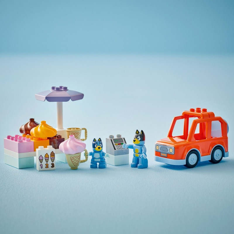 10458 Lego Klocki Duplo Bluey Wyprawa po lody z Bluey