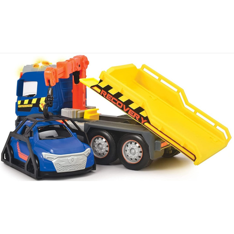 6176 DICKIE TOYS CIĘŻARÓWKA LAWETA Z PODNOŚNIKIEM