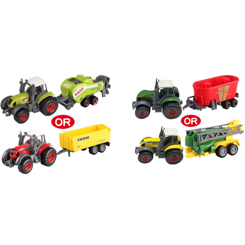 * 4352 FARMA ZAGRODA STODOŁA + TRAKTORY I ZWIERZĘTA