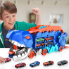 * 2228 TRANSPORTER DINOZAUR RAMPA DO ŚCIGANIA ZJEŻDZALNIA CIĘŻARÓWKA 2 RESORKI