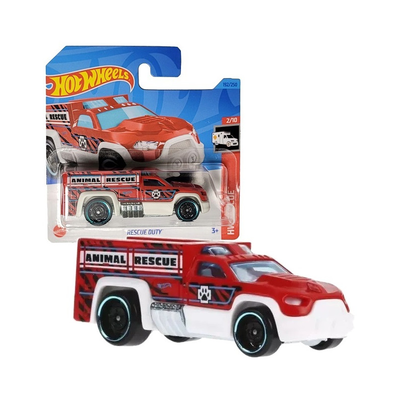 7854 METALOWY SAMOCHODZIK HOT WHEELS RESCUE DUTY HW RESCUE