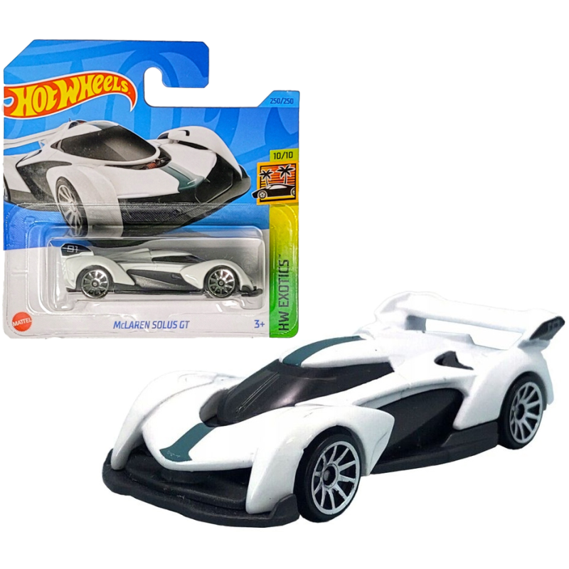 0227 METALOWY SAMOCHODZIK HOT WHEELS McLAREN SOLUS GT EXOTICS 250/250