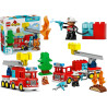 10473 28 elementów Klocki Lego Duplo Wóz strażacki z wężem i strażakiem 