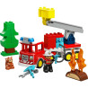 10473 28 elementów Klocki Lego Duplo Wóz strażacki z wężem i strażakiem 