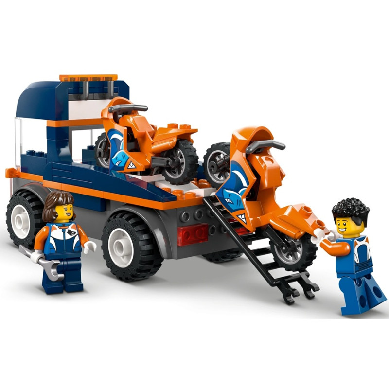 60491 Klocki Lego City Laweta dla motocykli 88 elementów