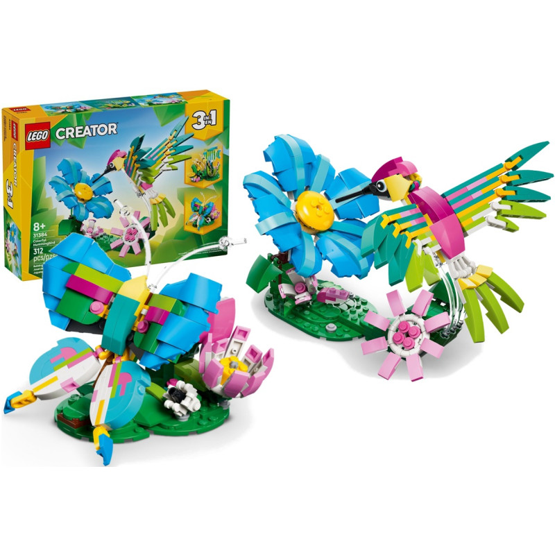 31384 Klocki Lego Creator Dzikie zwierzęta: kolorowy koliber 312 elementy 