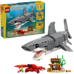 31381 Klocki Lego Creator Groźny rekin i skrzynia ze skarbem 379 elementów 