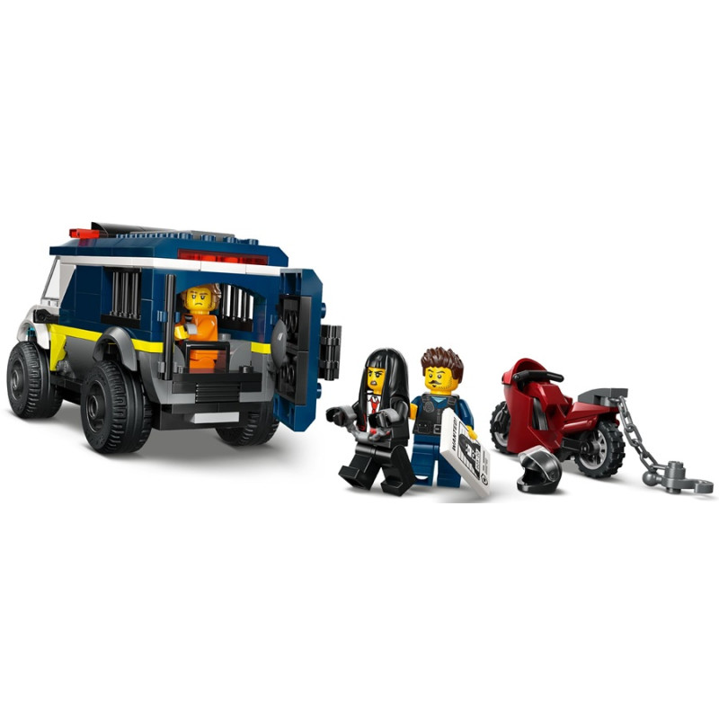 60479  Klocki Lego City Furgonetka policyjnego konwoju więziennego 198 elementy 