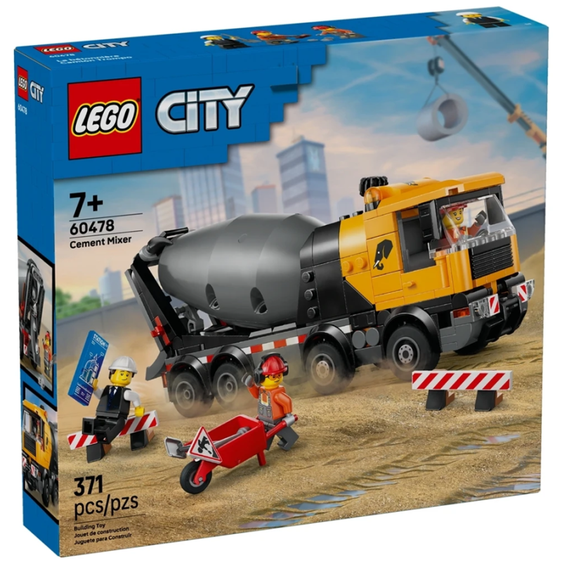 60478  Klocki Lego City Betoniarka pojazd budowlany 371 elementów