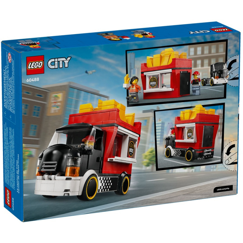 60488  Klocki Lego City Food truck z frytkami 216 elementów
