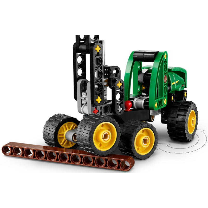 42218 Klocki Lego Technic Harwester kołowy John Deere 1470H 117 elementów 