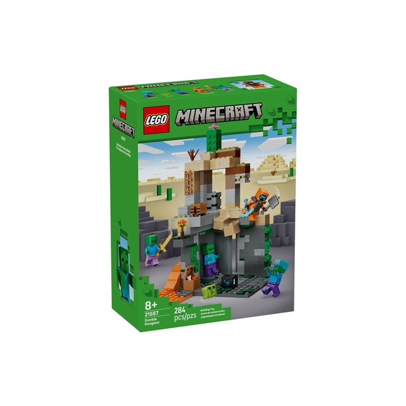 21587 Klocki Lego Minecraft Loch zombie 284 elementy 