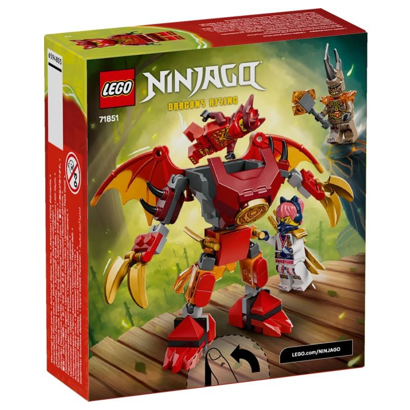 71851 Klocki Lego Ninjago Smok-mech Kaia zestaw bitewny 85 elementów