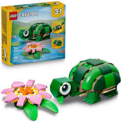 31377 Klocki Lego Creator Żółw i kwiat lilii wodnej 124 elementy 