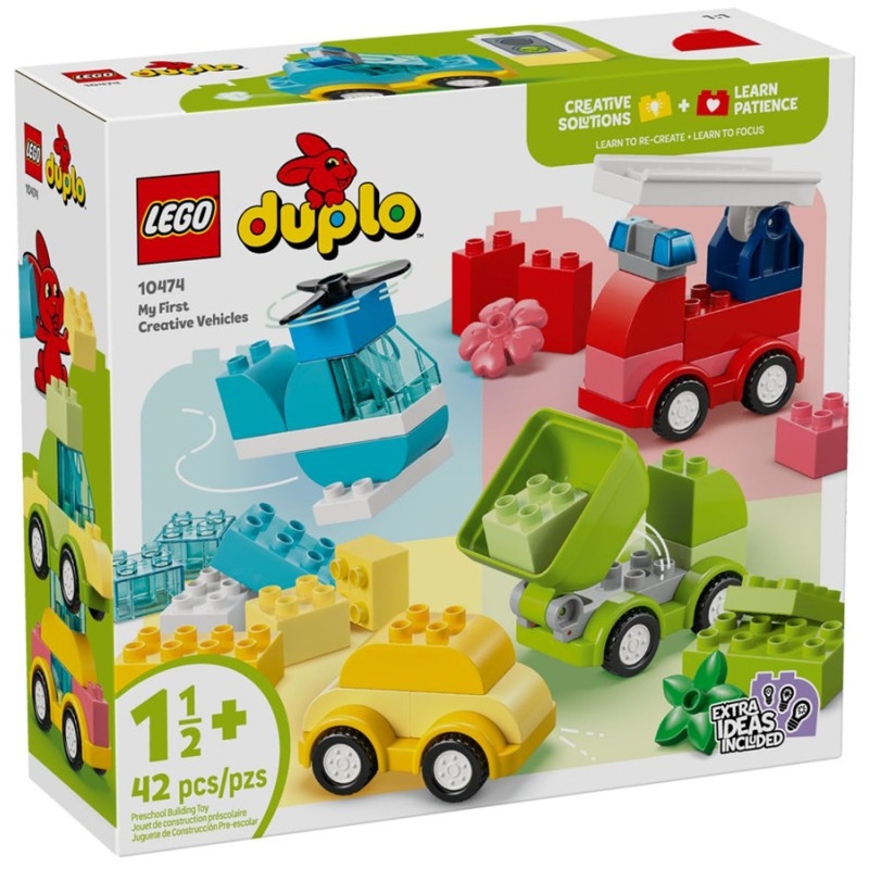 10474 Klocki Lego Duplo Kreatywne pojazdy 42 elementy 
