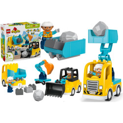 10475 Klocki Lego 3 w 1 Duplo Maszyny budowlane 22 elementy