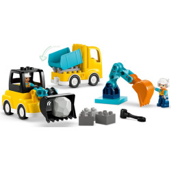 10475 Klocki Lego 3 w 1 Duplo Maszyny budowlane 22 elementy