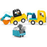 10475 Klocki Lego 3 w 1 Duplo Maszyny budowlane 22 elementy