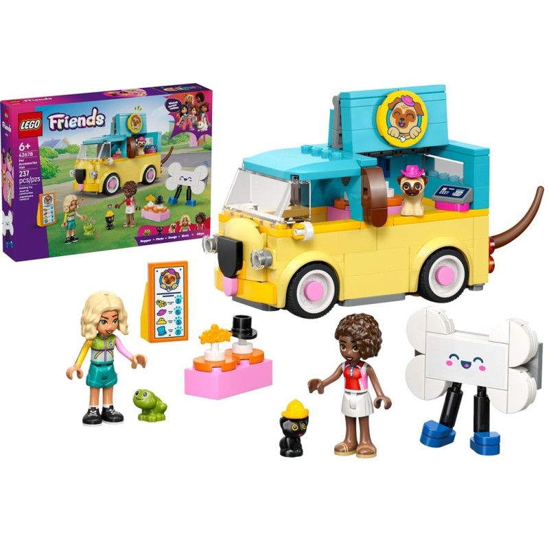 42678  Klocki Lego Friends Furgonetka z akcesoriami dla zwierząt 237 elementów