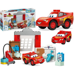 10456 Klocki Lego Duplo Wizyta McQueena w warsztacie Wójta 35 elementów 