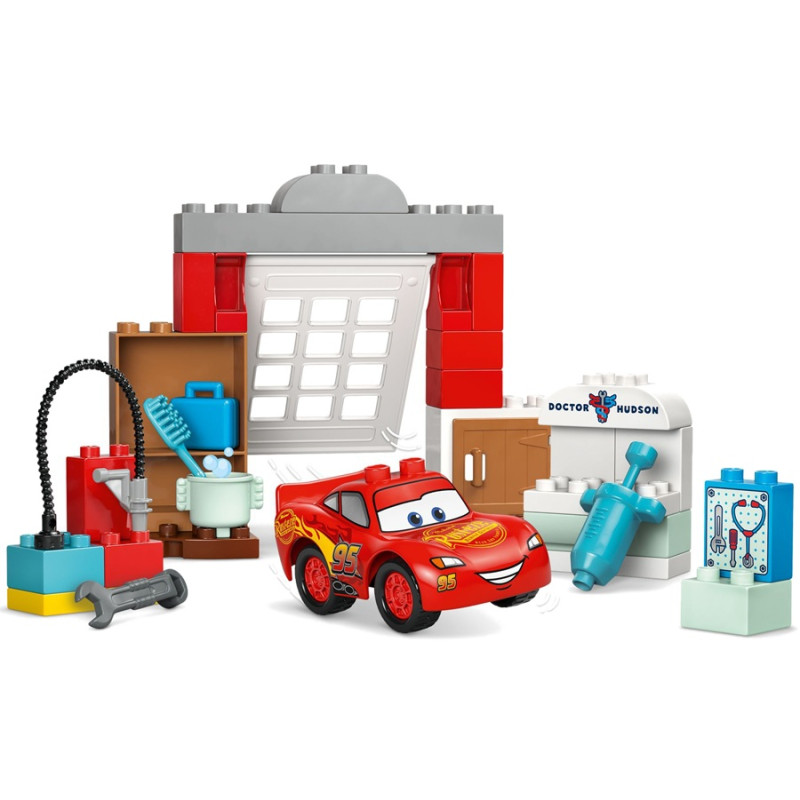 10456 Klocki Lego Duplo Wizyta McQueena w warsztacie Wójta 35 elementów 