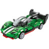 0703 Klocki konstrukcyjne Auto Sportowe Racing Zielone Wyścigowe Zestaw