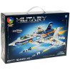 0734 Klocki Konstrukcyjne Samolot Myśliwiec Wojskowy Military Jet Zestaw