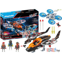 70023 PLAYMOBIL KLOCKI GALAXY HELIKOPTER PIRATÓW