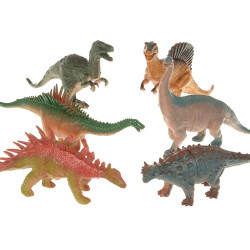 4153 Duży Zestaw Dinozaurów Figurki 6 szt. Zabawki Dla Dzieci Dinozaury 