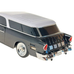 4368 Przenośny głośnik realistyczny model samochodu radio fm auto