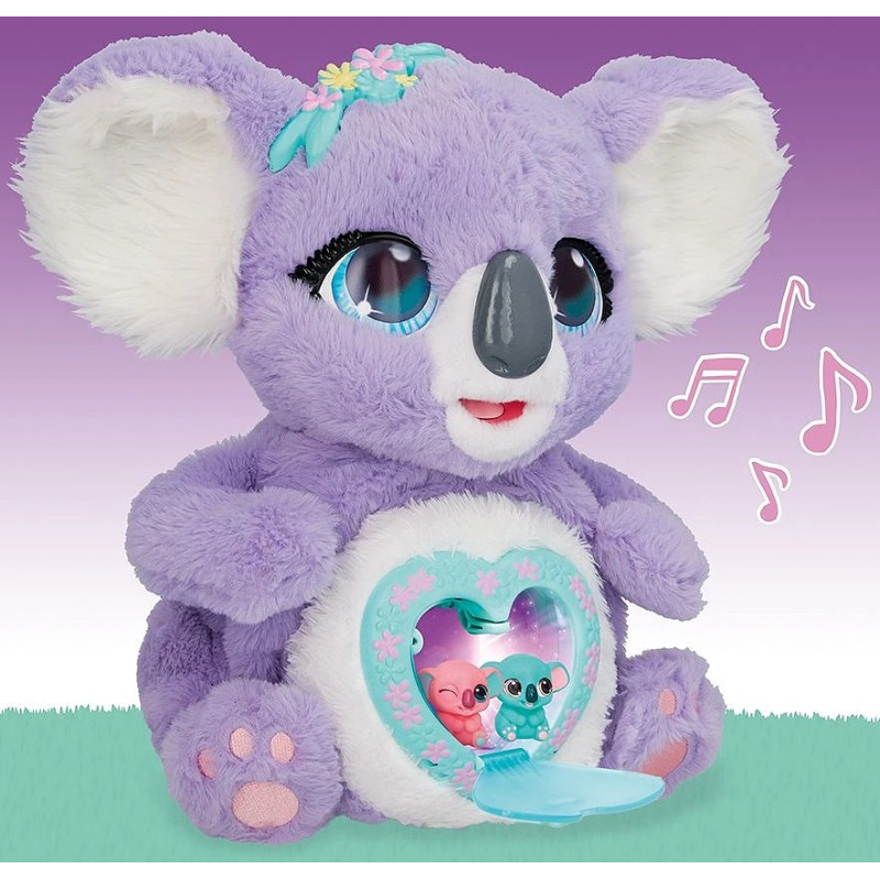 1051 Interaktywna Koala Club Petz Mama Koala fioletowa głaszcz i przytulaj