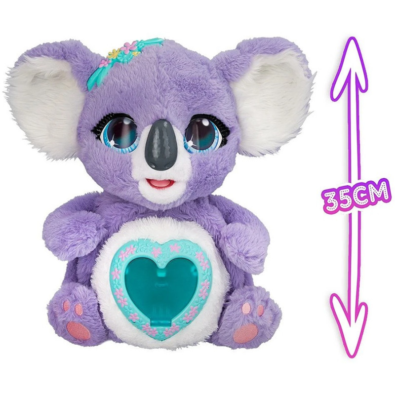1051 Interaktywna Koala Club Petz Mama Koala fioletowa głaszcz i przytulaj