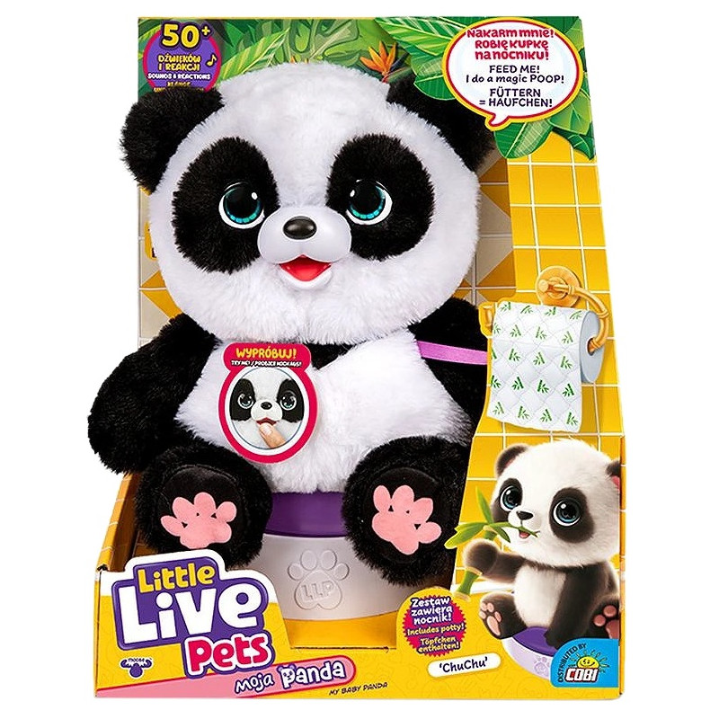 1044 Little Live Pets Interaktywna Moja Panda ChuChu 