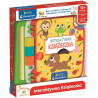 50388 Clementoni Baby Interaktywna Książeczka o zwierzętach A-ku-ku 