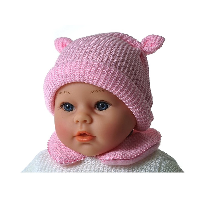 5135 Lalka bobas 45cm interaktywna miękka lalka niemowlak w ubranku