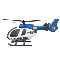 0496 Zestaw policyjny helikopter + samochód policyjny światło dźwięk 