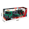 4341 Zestaw Transporter z traktorem ciężarówka z lawetą + traktor z ładowarką