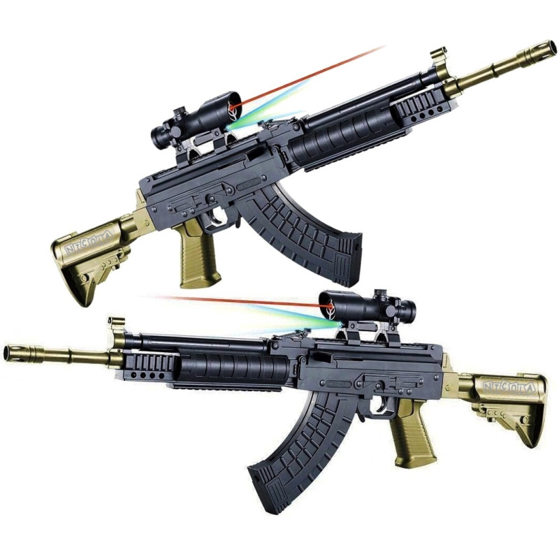 * 5120 KARABIN " STURMOWY " REPLIKA ASG PISTOLET NA KULKI 6mm LASER LATARKA