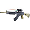* 5120 KARABIN " STURMOWY " REPLIKA ASG PISTOLET NA KULKI 6mm LASER LATARKA