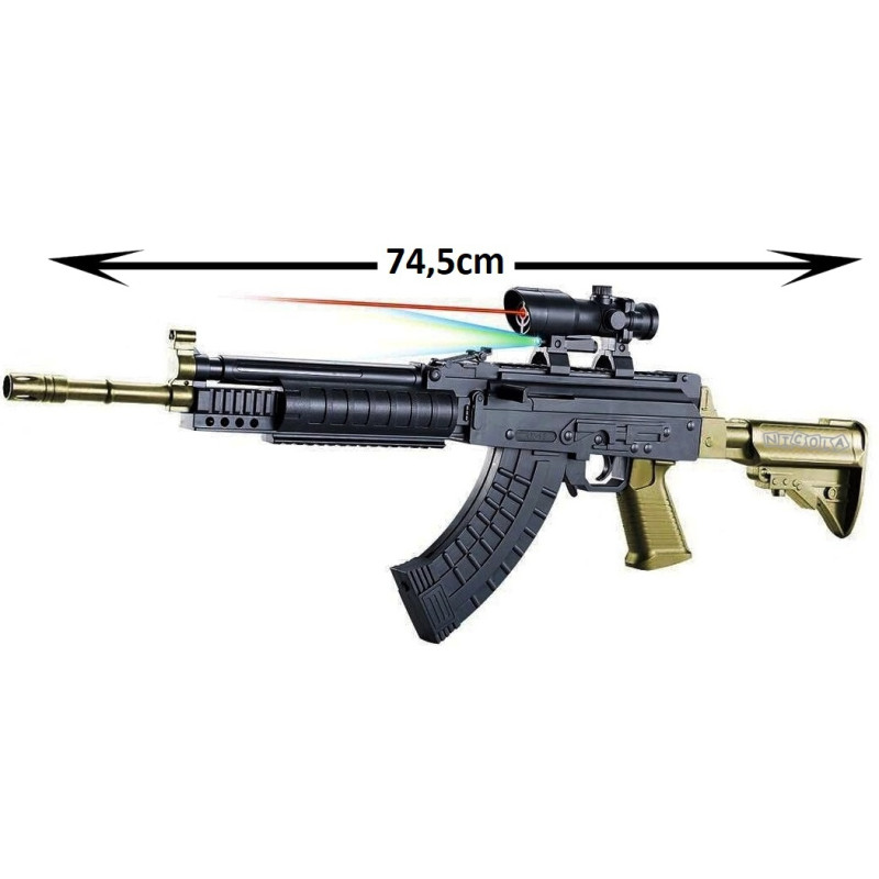 * 5120 KARABIN " STURMOWY " REPLIKA ASG PISTOLET NA KULKI 6mm LASER LATARKA
