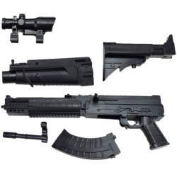 * 5137 KARABIN " STURMOWY " REPLIKA ASG PISTOLET NA KULKI 6mm LASER LATARKA