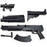 * 5137 KARABIN " STURMOWY " REPLIKA ASG PISTOLET NA KULKI 6mm LASER LATARKA