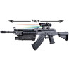 * 5137 KARABIN " STURMOWY " REPLIKA ASG PISTOLET NA KULKI 6mm LASER LATARKA