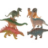 4153 Duży Zestaw Dinozaurów Figurki 6 szt. Zabawki Dla Dzieci Dinozaury 