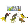 8045 Duży Zestaw Dinozaurów Figurki 6 szt. Zabawki Dla Dzieci Dinozaury