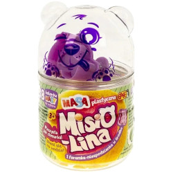 3852 Misiolina Masa plastyczna chmurkolina foremka niespodzianka pomarańcz