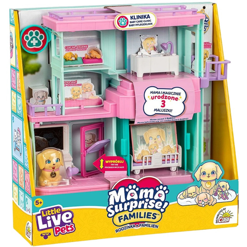 0566 Zestaw Little Live Pets Mama Surprise! Rodzinka-Klinika Cobi